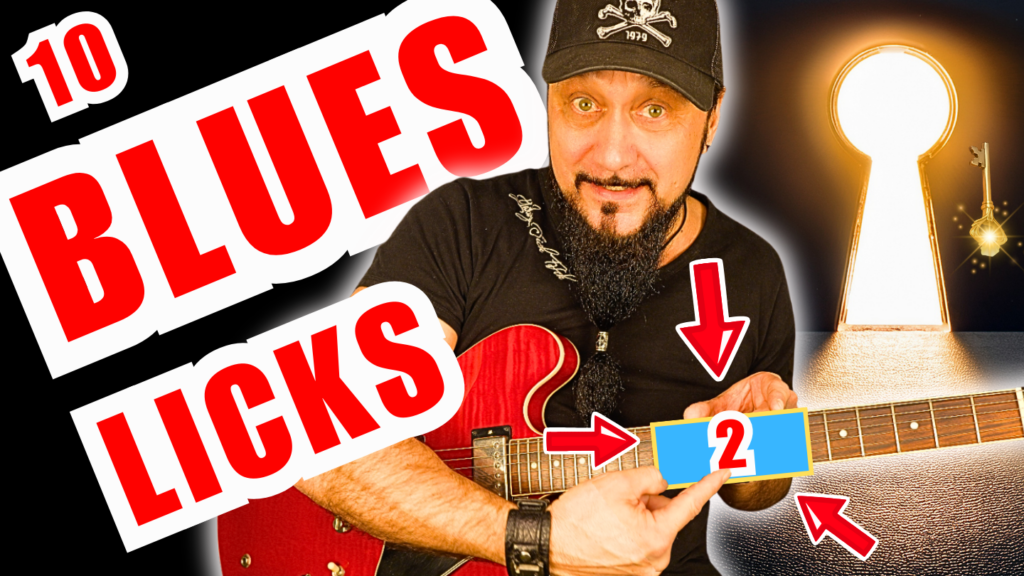 pentatonik position 2 10 blues licks gitarre pentatonik pentatonics thumbnail guitarsolo es335 gibson