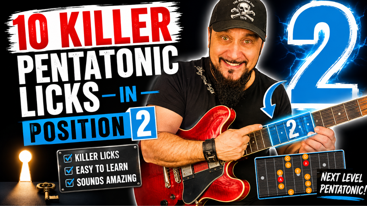 guitar gitarre pentatonic position 2 solo bb king srv angus young guitar gitarre pentatonic position 2 solo bb king srv angus young