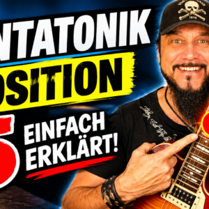 gitarre rock licks pentatonic pentatonik position 5 guitar